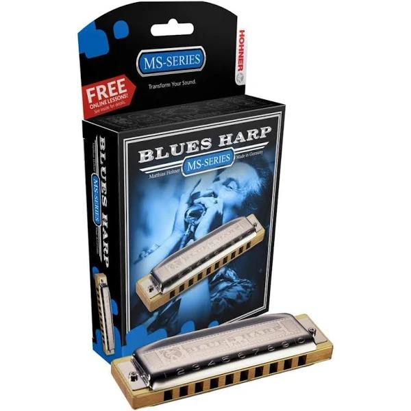 Hohner Blues Harp Diatonic Harmonica - Key of DB