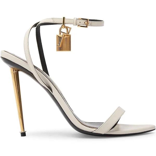 Tom Ford White Pointy Naked Sandals