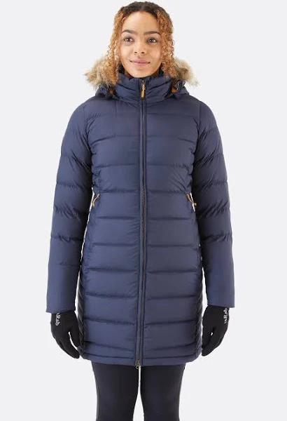 Rab Deep Cover Parka - Women's S Deep Denim