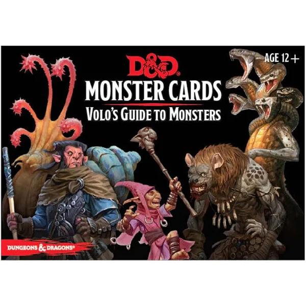 D&D Spellbook Cards: Volo's Guide to Monsters Deck