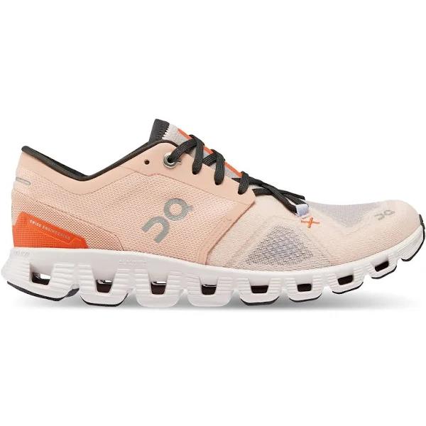 On Cloud x 3 Rose | Sand, Womens, Size: 10