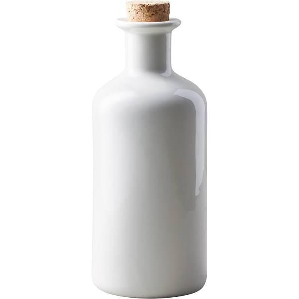 Epicurious Oil Bottle Cork Lid 500ml White Gift Boxed | Maxwell & Williams