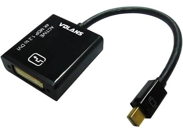 Volans Active With 4K Support Mini DisplayPort to DVI Converter