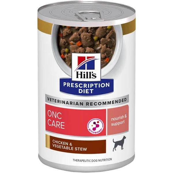 Hills Prescription Diet Onc Care Chicken and Vegetable Stew Canned Dog Food 12 x 354g