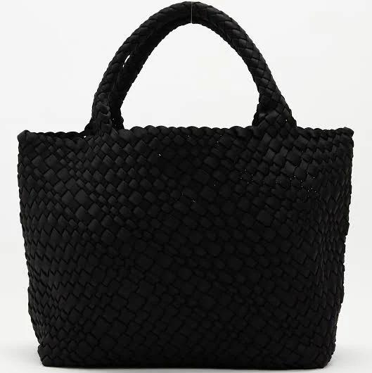 David Jones Chuchka Woven Neoprene Large Tote in Black