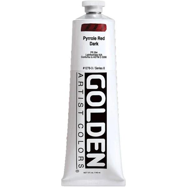 Golden : Heavy Body Acrylic Paint : 150ml : Pyrrole Red Dark