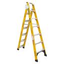 Gorilla Dual Purpose Ladder 2.1-3.9m (7-13ft) Fibreglass 150kg Industrial FDM007-I