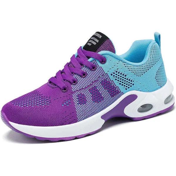 Amoretu Womens Jogging Shoes Mesh Casual Lightweight Cushioned Sneakers-Purple - 36 - AfterPay & zipPay Available