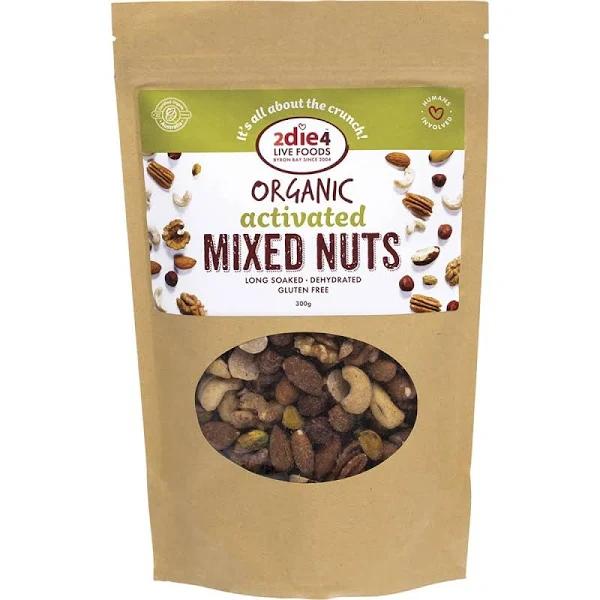 2Die4 Live Foods Activated Organic Mixed Nuts - 300g