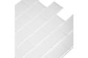 Tiles 3D Peel and Stick Wall Tile Subway White (30 x 30cm x 10 Sheets)