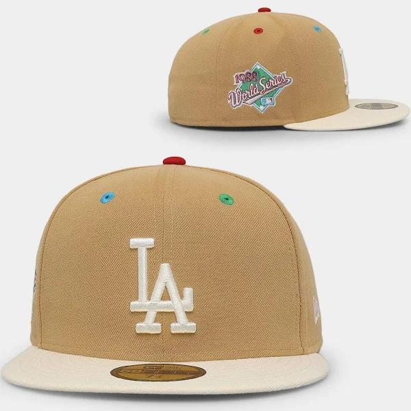 New Era Los Angeles Dodgers 'Spices' 59Fifty Fitted Ginger - Size 738