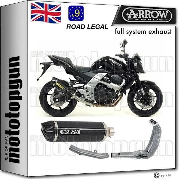 Race-Tech Carby Silencer with Carby End Cap Arrow Race-Tech Kawasaki Z 750 2007-2014