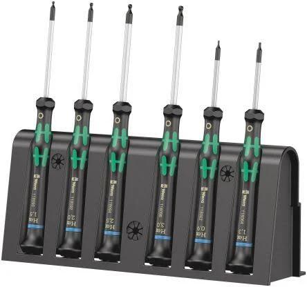 Wera Precision Hexagon Screwdriver Set, 6-Piece, 05118156001