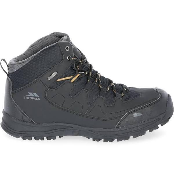 Trespass Men's Finley Walking Boot Black/Golden Brown 11