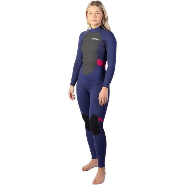 GUL Womens 2023 Response 3/2mm Back Zip Wetsuit - Navy / Pai