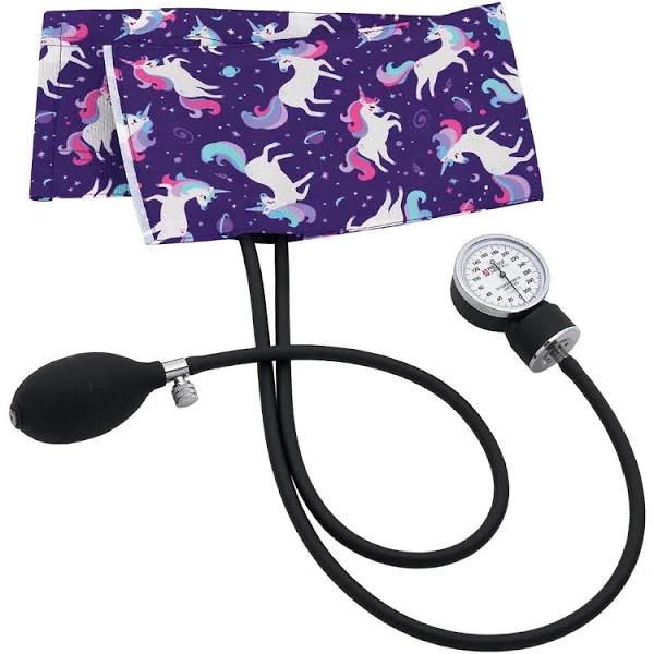 Prestige Premium Adult Aneroid Sphygmomanometer Unicorns Violet