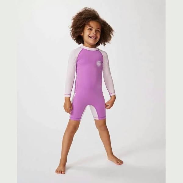 Toddler's Rip Curl Icons Warm Long Sleeve Surf Suit - Rashvest (Size: 1-2)