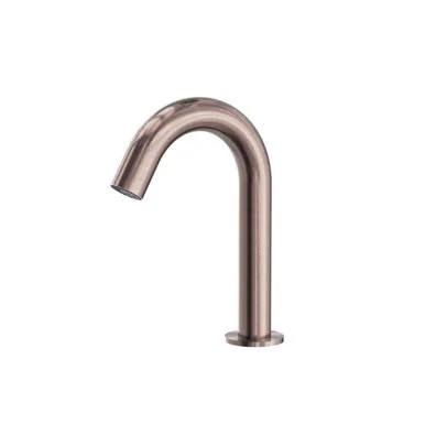 Mecca Hob Basin Commercial Electronic Sensor Tap (Curved Spout) 6Star in Brushed Bronze by Nero