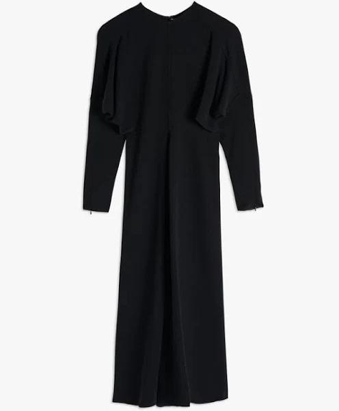 Victoria Beckham Dolman Midi Dress - Black 8