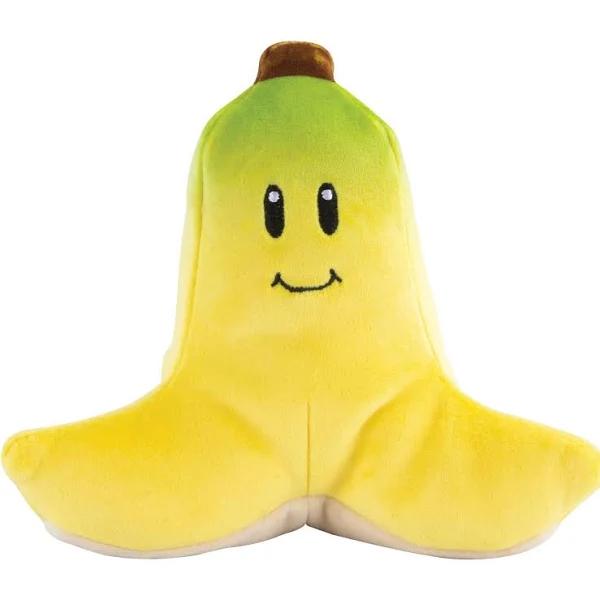 Club Mocchi- Mocchi- Mario Kart Banana Junior Plush Toy, 6 Inch