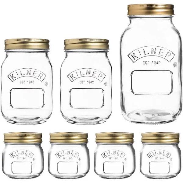 Kilner Preserving 7 Piece Jar Set