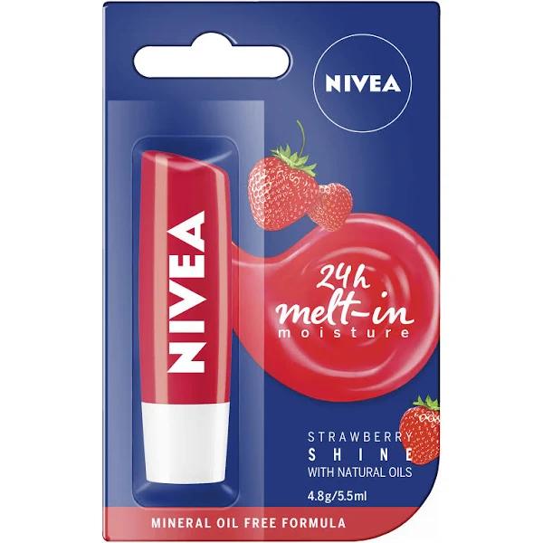 Nivea Lip Care Strawberry Shine 4.8g