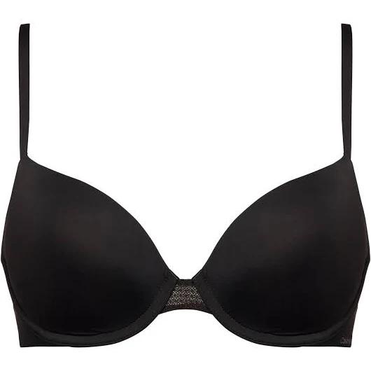 Calvin Klein 000qf9005e Lightly Lined Demi Bra Black 85 Woman