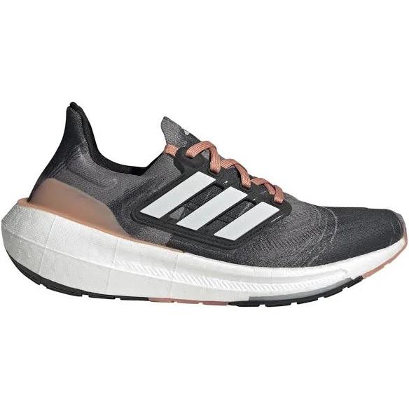 Adidas Ultraboost Light Shoes Grey / Crystal White / Wonder Clay 9 - Women Running Trainers