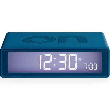 Lexon Flip+ Alarm Clock - Rubber Duck Blue