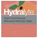 Hydralyte Effervescent Electrolyte 20 Tablets Peach Crush