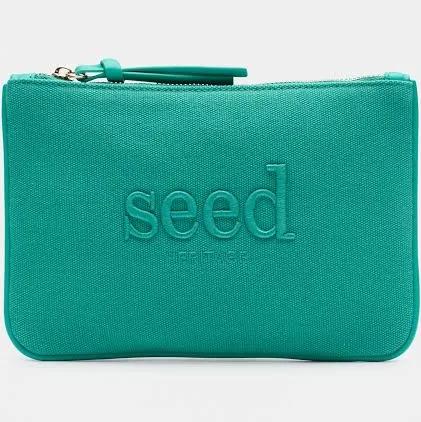 Seed Heritage Seed Pouch in Deep Green OS