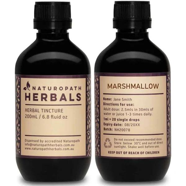 Marshmallow Tincture & Liquid Extract | Naturopath Herbals