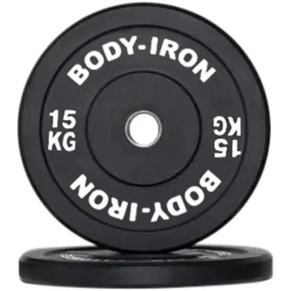 Body Iron 15 kg Pro Bumper Plate Colour Pair