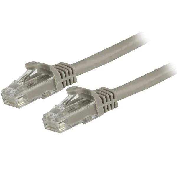 StarTech 1.5 M Cat6 Cable - Patch Cord - Grey - Snagless