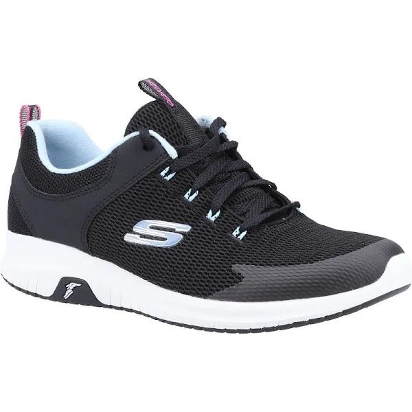 Womens Skechers Ultra Flex Prime Black/Light Blue