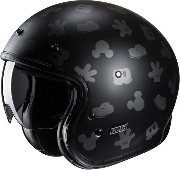 HJC V31 Disney Mickey Retro Jet Helmet, black-grey, Size XL