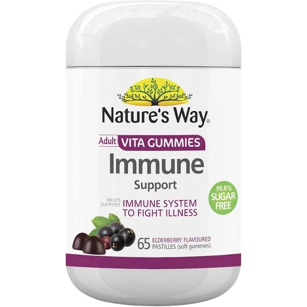 Nature's Way Adult Vita Gummies Immune Support 99% Sugar Free 65 Pastilles