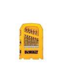 DeWalt Titanium Nitride Coated Drill Bit Set with Pilot Point, 29-Piece (DW1369)