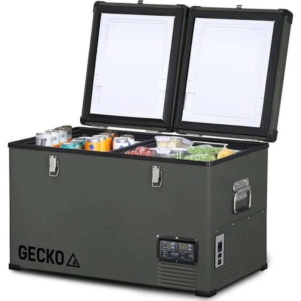 Gecko 75L Dual Zone Portable Fridge / Freezer, SECOP Compressor, For Camping, Car, Caravan