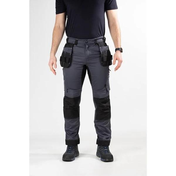 Dickies Workwear Holster Universal Flex Trouser Grey/Black Waist: 30&q