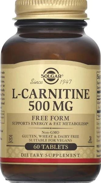 Solgar L-Carnitine 500 MG Tablets, 60