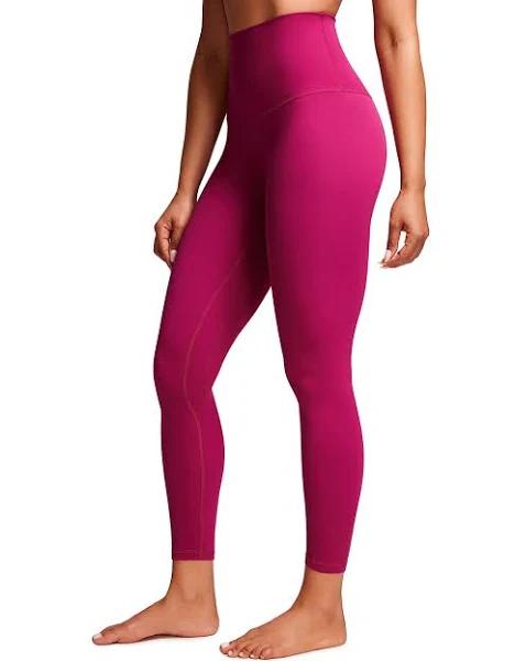 CRZ Yoga Women's Lounge Super High Rise Butterluxe Yoga Leggings 25'' Magenta Purple / M