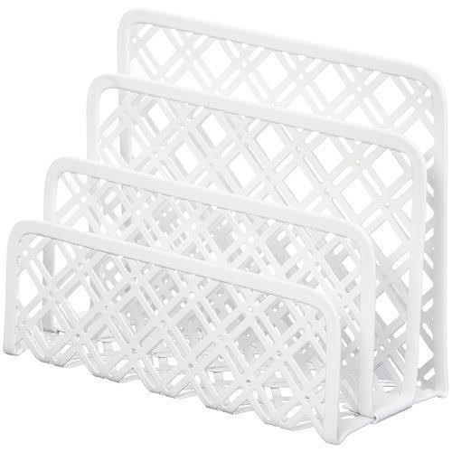 Otto Diamond Metal 3 Tier Letter File White