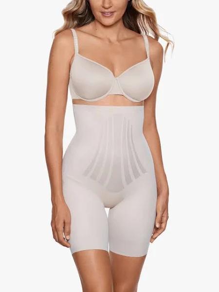 Miraclesuit Shapewear Extra High Waist Thigh Shaper in Warm Beige XXL