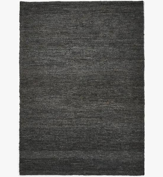 Aura Home Coast Medium Jute Rug- Anthracite