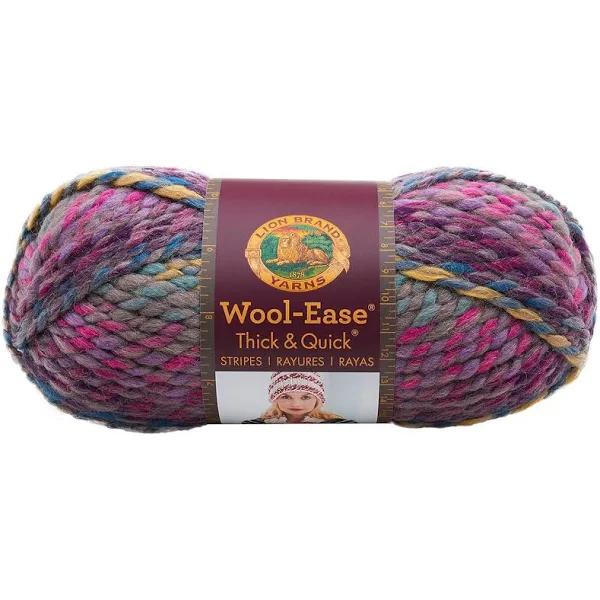 Lion Brand Yarn 640-611 Wool-Ease Thick & Quick Yarn, Astroland