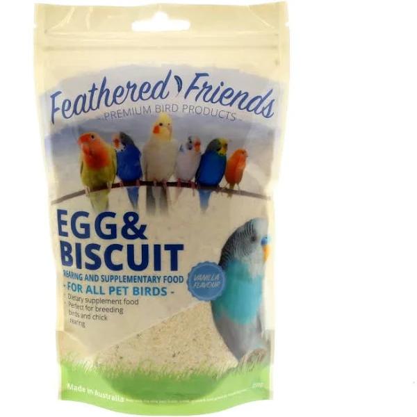 Feathered Friends Egg & Biscuit 250g Bird Food Treat Promote Vitality & Health