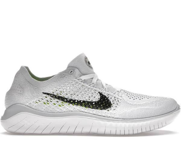 Nike Free Rn Flyknit 2018 White Pure Platinum (W)