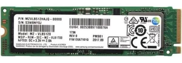 Samsung PM981 M.2 512 GB PCI Express 3.0 NVMe