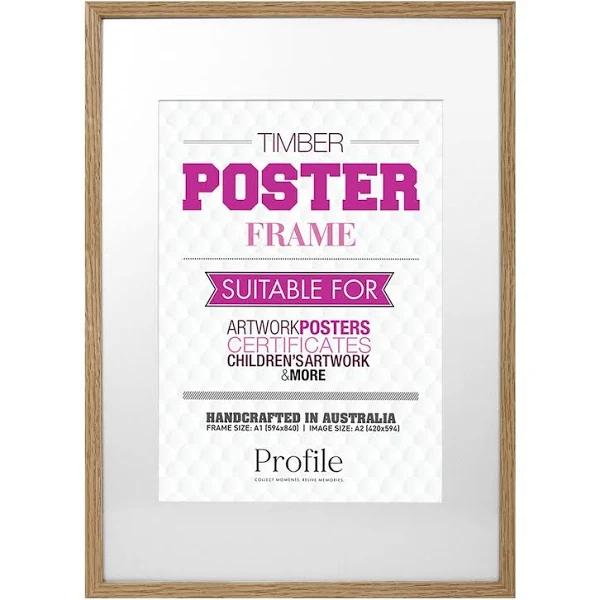 Platinum Sales Poster Decorator Natural Photo Frame - A1/A2